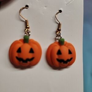 Halloween Pumpkin Earrings